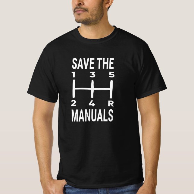T-shirt Enregistrer Les Manuels (Devant)