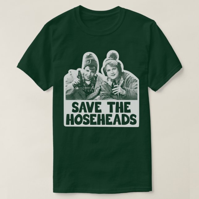 T-shirt Enregistrer les têtes d'hôte (Design devant)