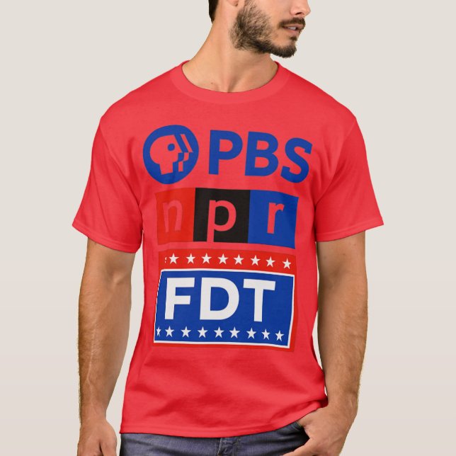 T-shirt Enregistrer PBS (Devant)