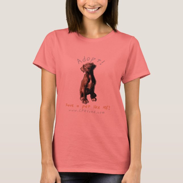 T-shirt enregistrer un animal comme moi (Devant)