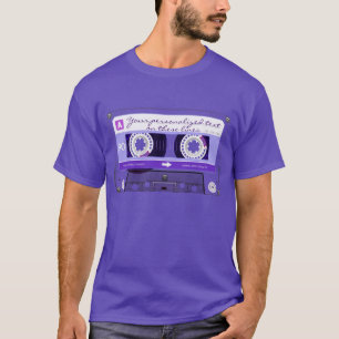 T-shirt Enregistreur à cassettes - pourpre -