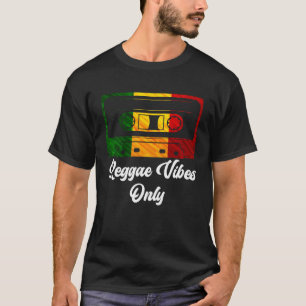 T-shirt Enregistreur de cassettes Vibes de reggae seulemen