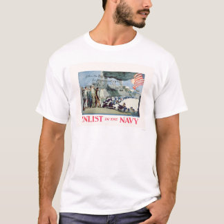 T-shirt Enrôlez la marine - suivez les garçons dans le