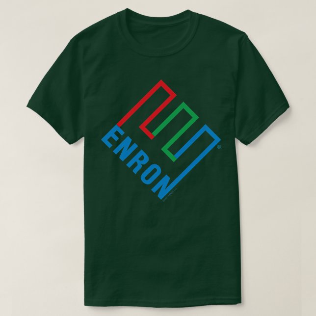 T-shirt Enron Retro Vintage (Design devant)
