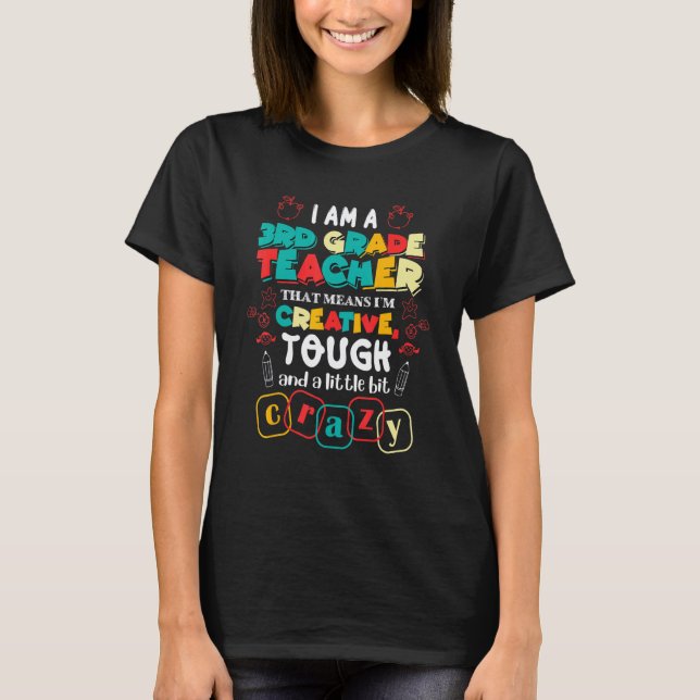 T-shirt Enseignant 3e année (Devant)