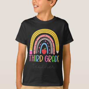 T-shirt Enseignant 3e année Enseigner l'amour Inspirer Arc
