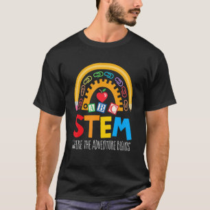 T-shirt Enseignant À La Vapeur Retourner À L'École Escouad