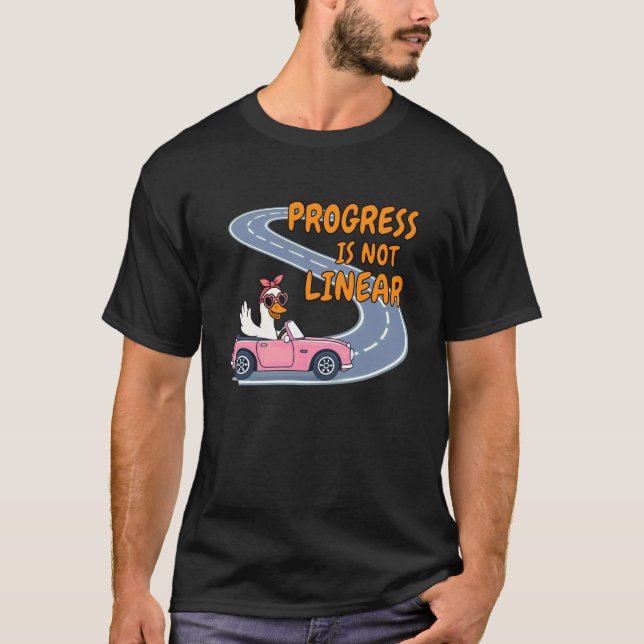 T-shirt Enseignant ABA SPED Autisme Oie Ridicule Le Progrè (Devant)