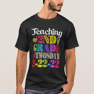 T-shirt Enseignant Aka Math Enseignement 2E Année Le Jour