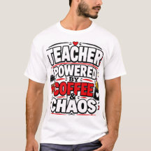 Enseignant alimenté par le café et le chaos