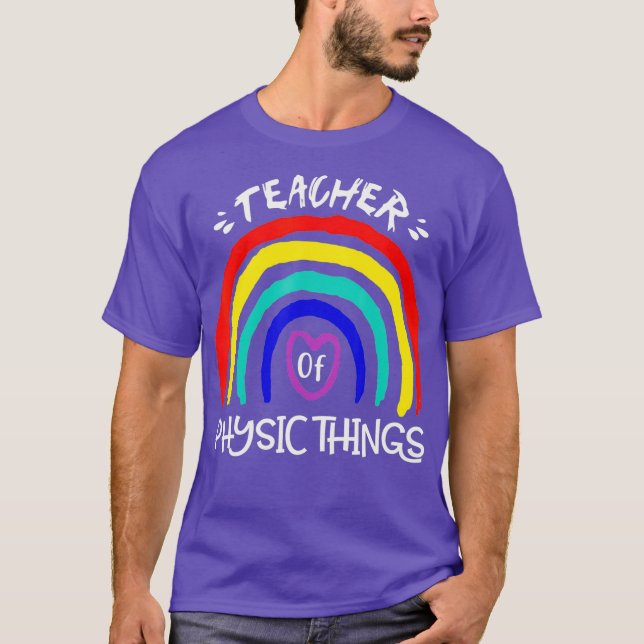 T-shirt Enseignant amusant des choses physiques École d'éd (Devant)