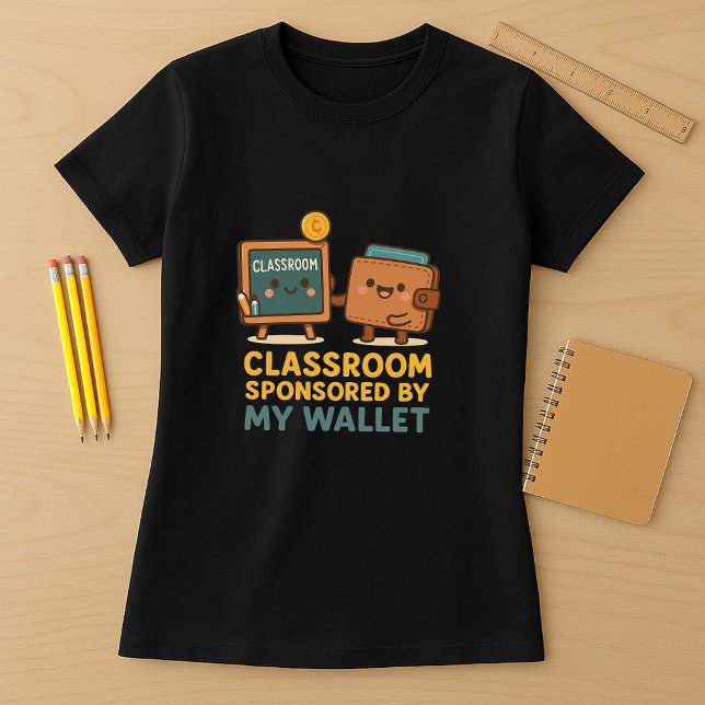 T-shirt Enseignant amusant; Parrain de classe enseignant (Créateur téléchargé)