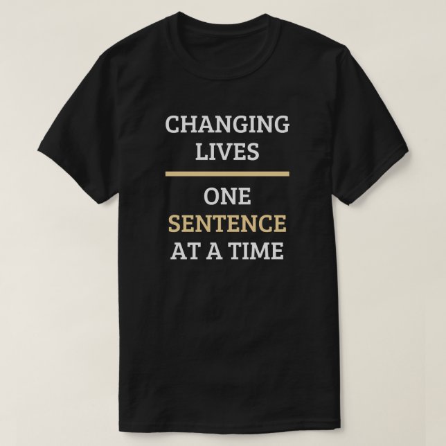 T-shirt Enseignant Anglais Drôle Citation Cadeau (Design devant)