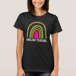 T-shirt Enseignant anglais Rainbow 1er Day School Elt
