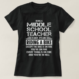 T-shirt Enseignant au collège