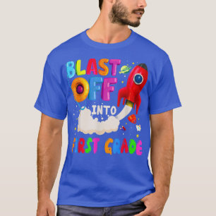 T-shirt Enseignant Bonjour 1ère année Astronaut Space Star