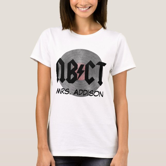 T-shirt Enseignant certifié par le CNBCT (Devant)