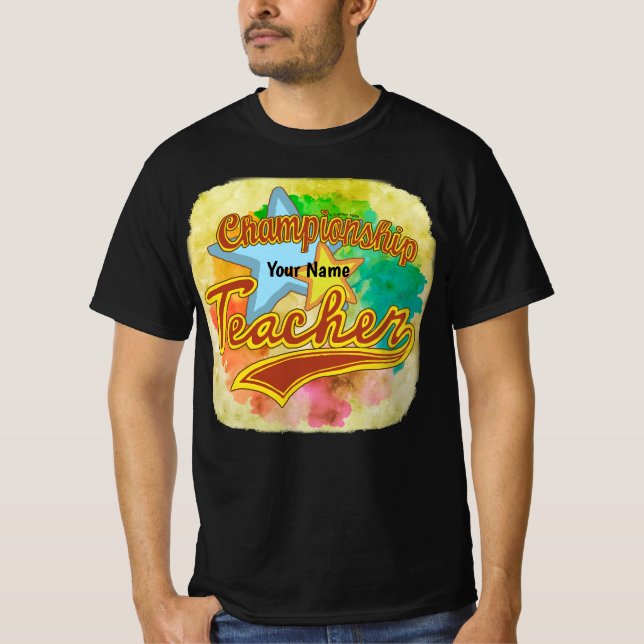 T-shirt enseignant champion (Devant)