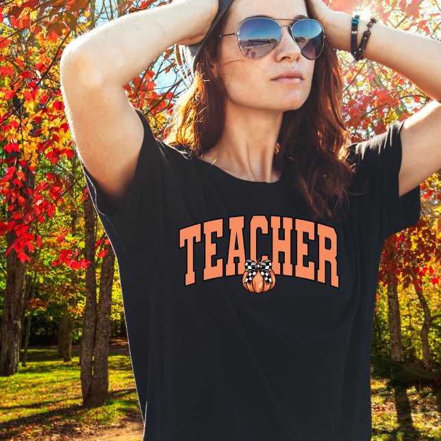 T-shirt Enseignant Citrouille (Créateur téléchargé)