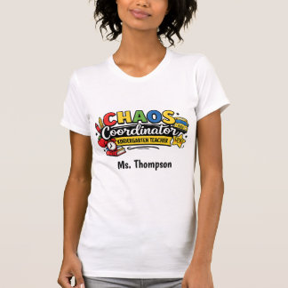 T-Shirt Enseignant Coordinateur du Chaos Personnal