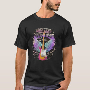 T-SHIRT ENSEIGNANT D'ANGLAIS DRÔLE ROCKSTA ÉDUCATIF DES AR