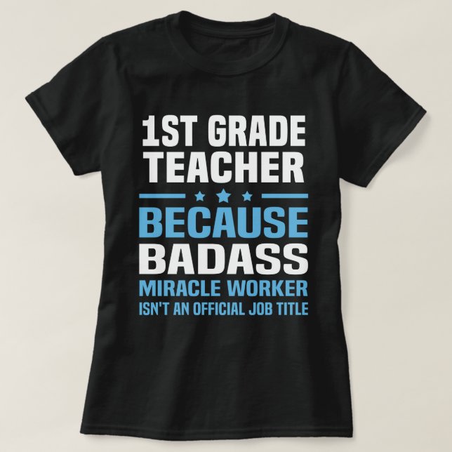 T-shirt Enseignant de 1ère année (Design devant)