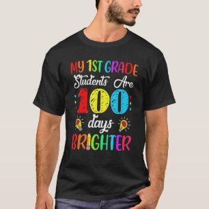 T-shirt Enseignant de 1re année 100 jours plus brillant 10