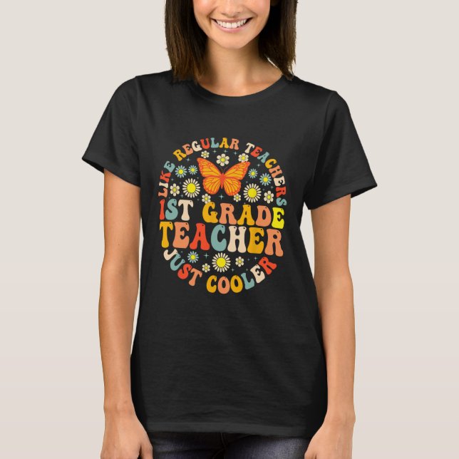 T-shirt Enseignant de 1re année comme un enseignant normal (Devant)