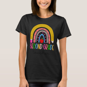 T-shirt Enseignant de 2e année Enseigner l'amour Inspirer 