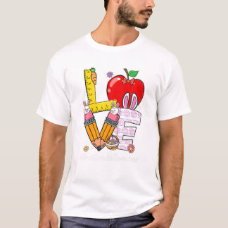 T-shirt Enseignant de 3e année Funny Pâques