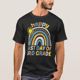 T-shirt Enseignant de 3e année Heureux Dernier jour d'écol