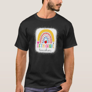 T-shirt Enseignant de 5e année Enseigner l'amour Inspirer
