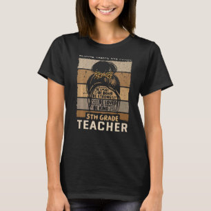 T-shirt Enseignant de 5e année et école primaire de 5e ann