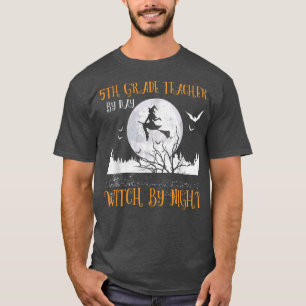 T-shirt Enseignant de 5e année par sorcière de jour par la