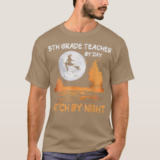 T-shirt Enseignant de 5e année par sorcière de jour par la