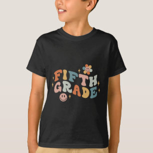 T-shirt Enseignant de 5e année Retour à l'école Rétro 5e a