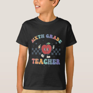 T-shirt Enseignant de 6e année Byck To School Team 6e anné