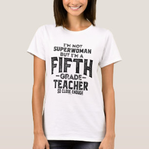 T-shirt Enseignant de cinquième année