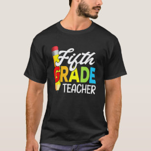 T-shirt Enseignant de cinquième année Premier jour d'écol