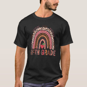 T-shirt Enseignant De Cinquième Année Retour À L'École Ens