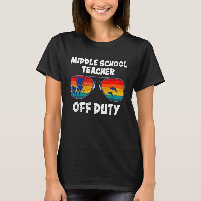 T-shirt Enseignant de classe du collège enseignant de serv (Devant)