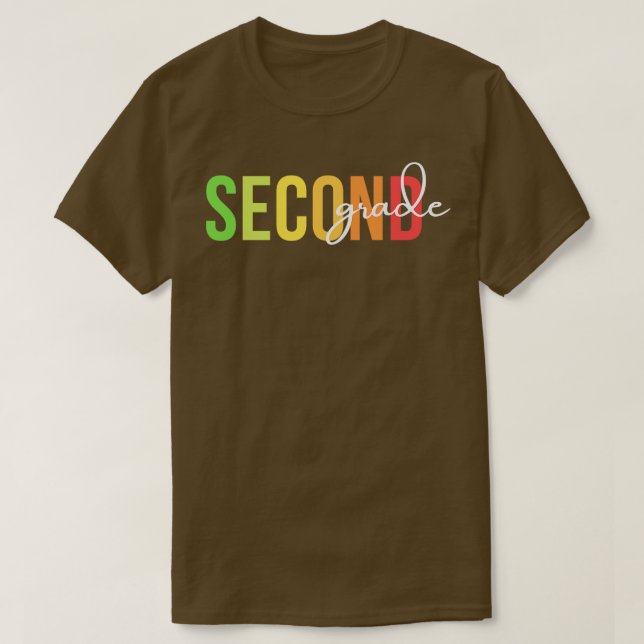 T-shirt Enseignant de deuxième année 1 (Design devant)