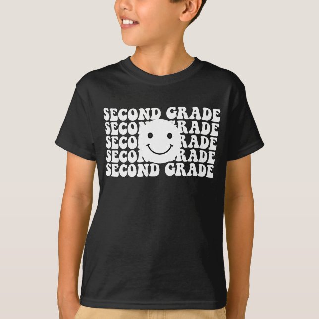 T-shirt Enseignant de deuxième année rentrée des classes (Devant)