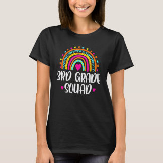 T-shirt Enseignant de groupe de 3e année Arc-en-ciel Retou