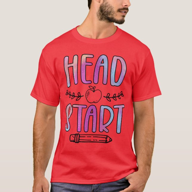 T-shirt Enseignant de Head Start Élève de Head Start pour  (Devant)