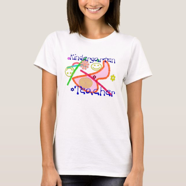 T-shirt Enseignant de jardin d'enfants (Devant)