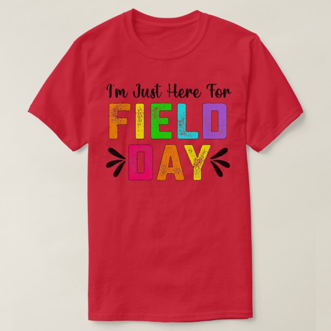 T-shirt Enseignant de la journée de l'école Je suis juste  (Design devant)