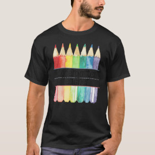 T-shirt Enseignant De La Maternelle Retour À L'École Cute 