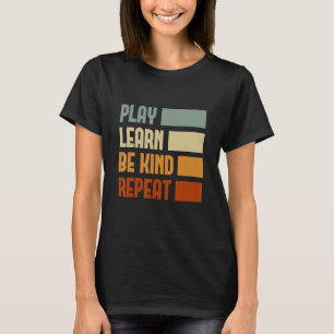 T-shirt Enseignant de l'apprentissage du jeu amical