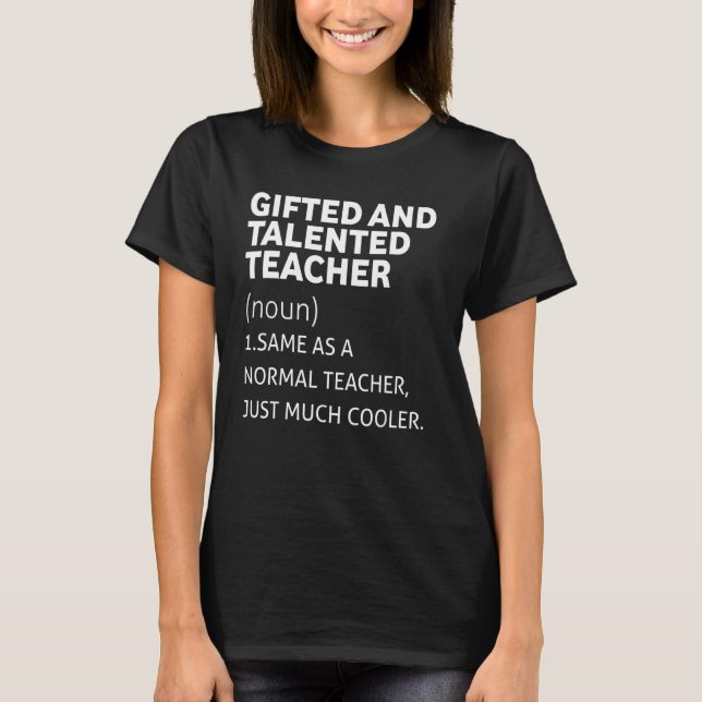 T-shirt Enseignant de l'éducation ed et enseignant talentu (Devant)
